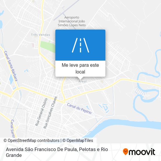Avenida São Francisco De Paula mapa