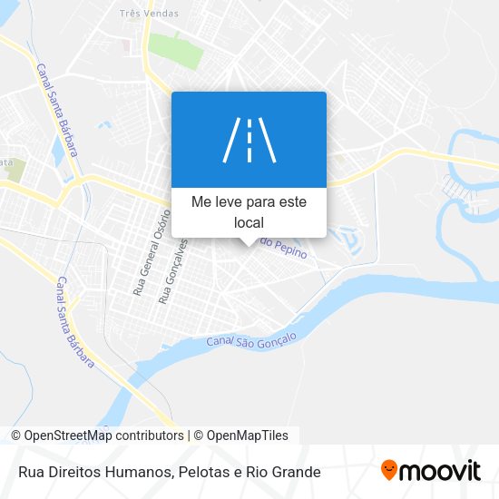 Rua Direitos Humanos mapa