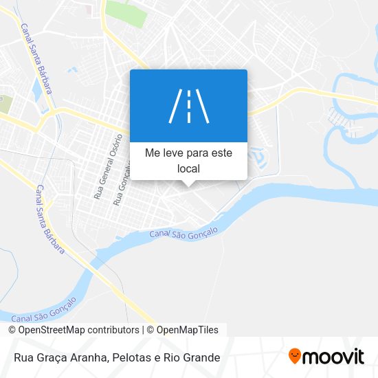 Rua Graça Aranha mapa