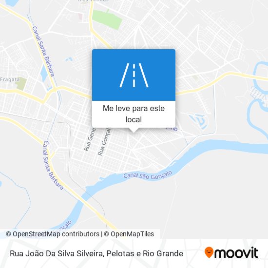 Rua João Da Silva Silveira mapa