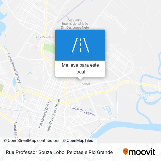Rua Professor Souza Lobo mapa