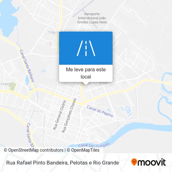Rua Rafael Pinto Bandeira mapa