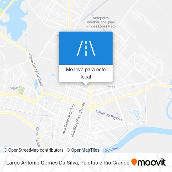 Largo Antônio Gomes Da Silva mapa