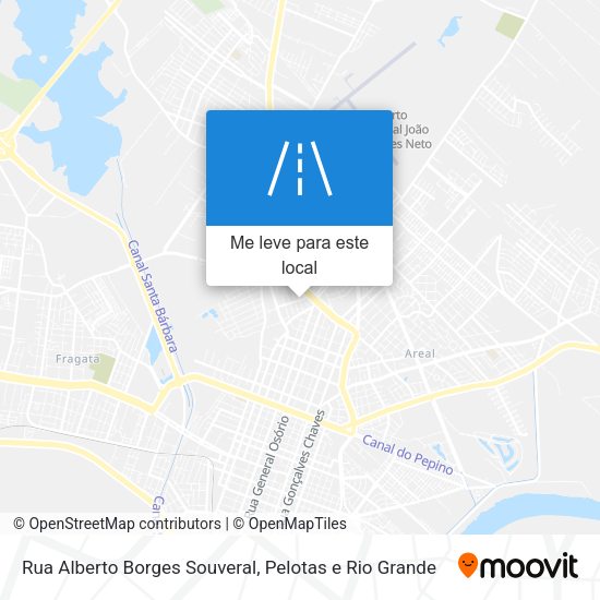 Rua Alberto Borges Souveral mapa