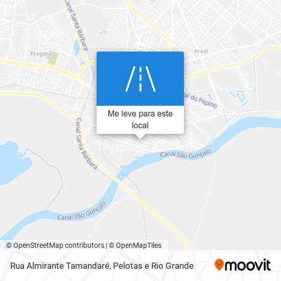 Rua Almirante Tamandaré mapa