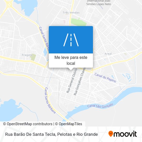 Rua Barão De Santa Tecla mapa