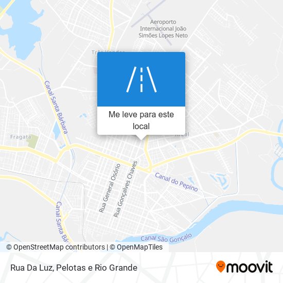 Rua Da Luz mapa