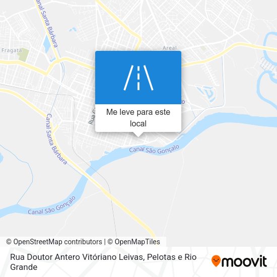 Rua Doutor Antero Vitóriano Leivas mapa