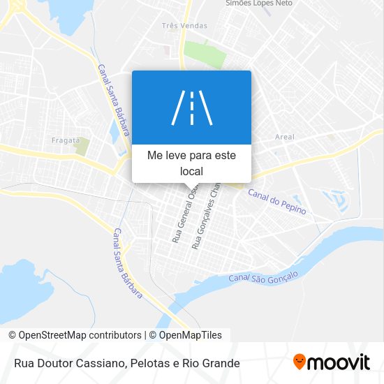 Rua Doutor Cassiano mapa