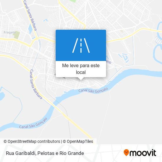 Rua Garibaldi mapa