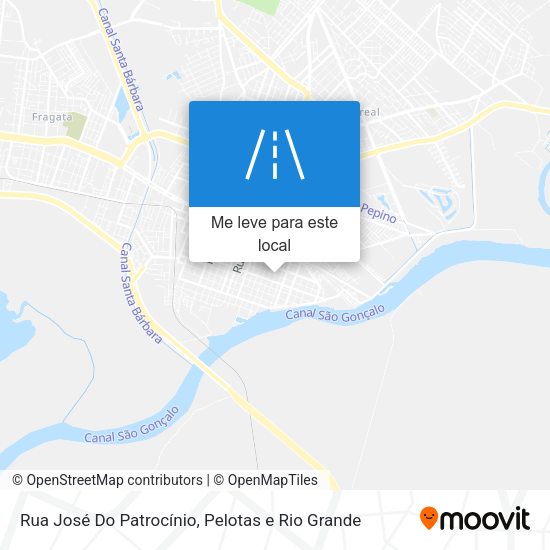 Rua José Do Patrocínio mapa
