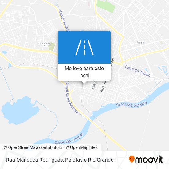 Rua Manduca Rodrigues mapa