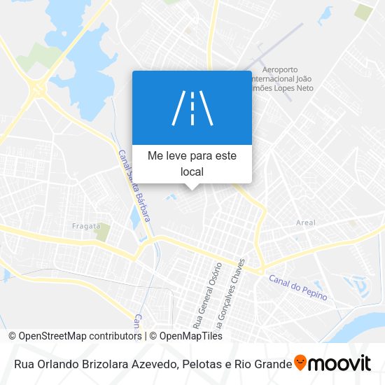 Rua Orlando Brizolara Azevedo mapa