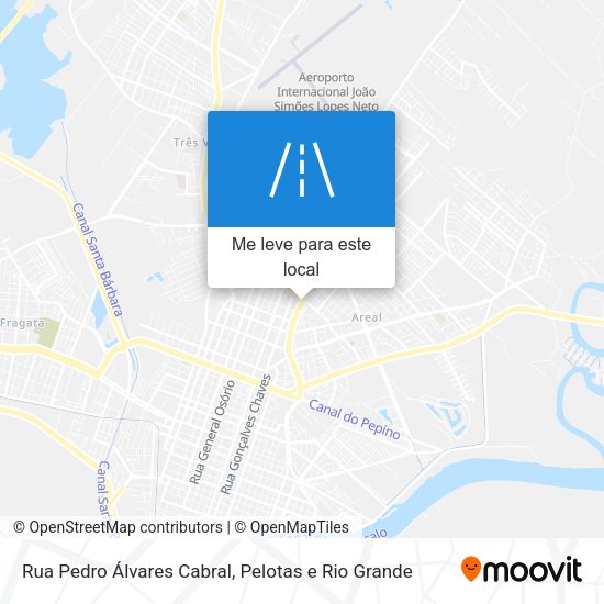 Rua Pedro Álvares Cabral mapa