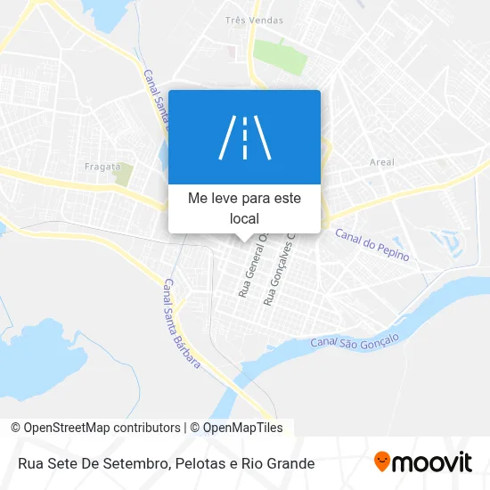 Rua Sete De Setembro mapa