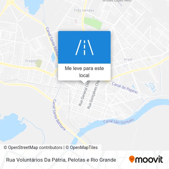 Rua Voluntários Da Pátria mapa