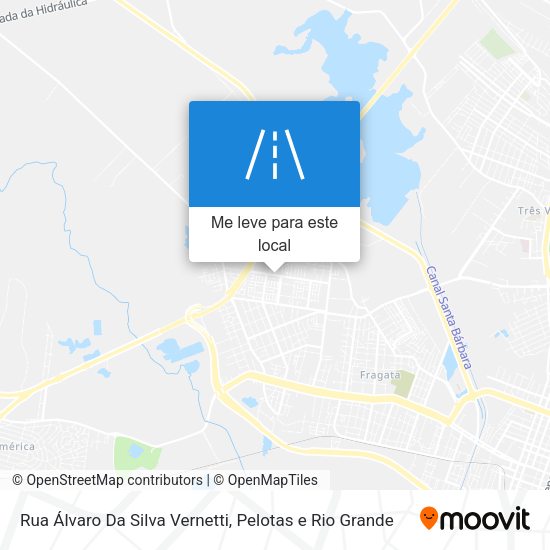 Rua Álvaro Da Silva Vernetti mapa