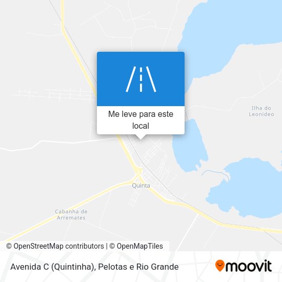 Avenida C (Quintinha) mapa