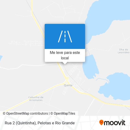 Rua 2 (Quintinha) mapa