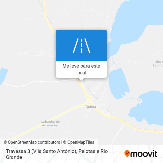 Travessa 3 (Vila Santo Antônio) mapa