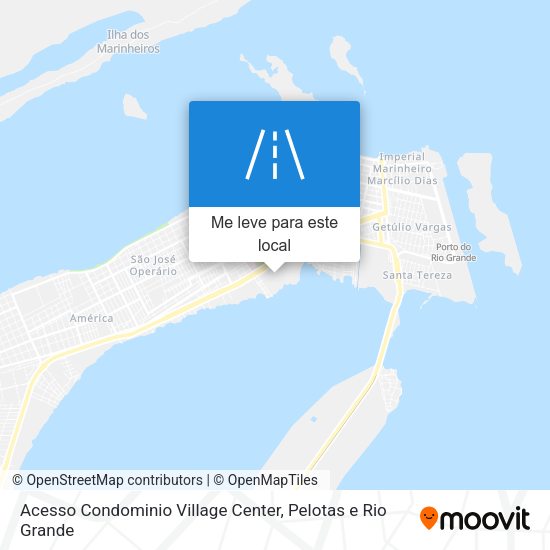 Acesso Condominio Village Center mapa