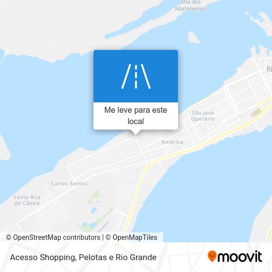 Acesso Shopping mapa