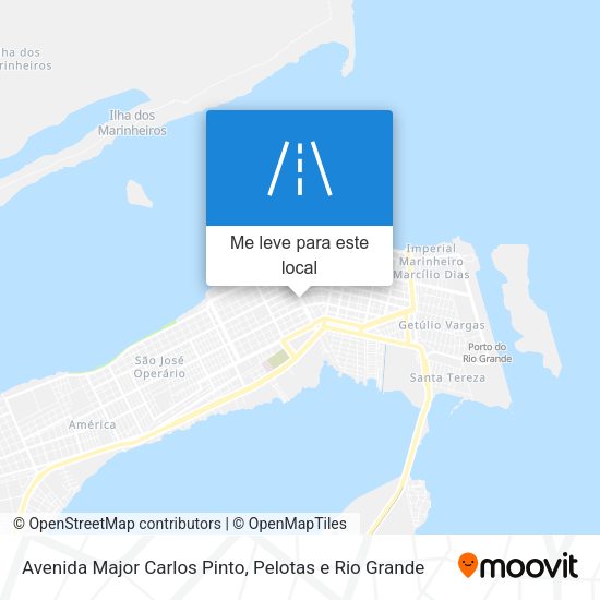 Avenida Major Carlos Pinto mapa