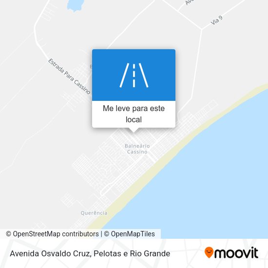 Avenida Osvaldo Cruz mapa