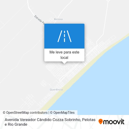 Avenida Vereador Cândido Cozza Sobrinho mapa