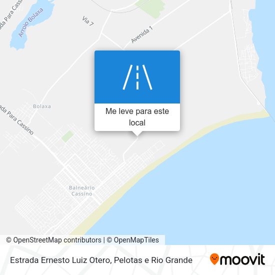 Estrada Ernesto Luiz Otero mapa