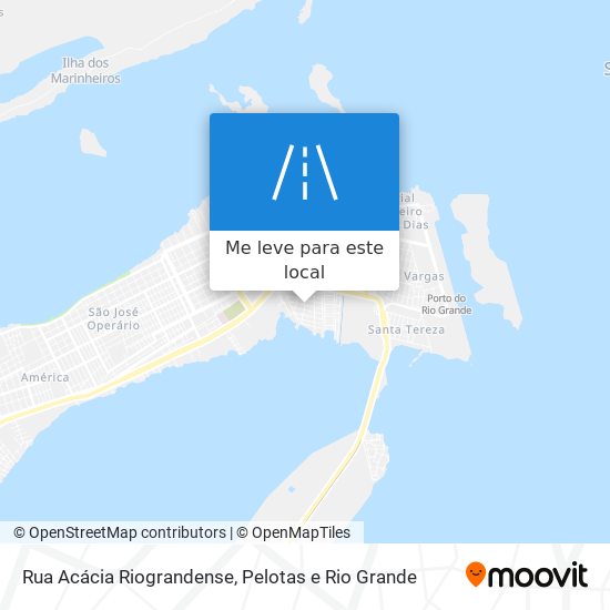 Rua Acácia Riograndense mapa