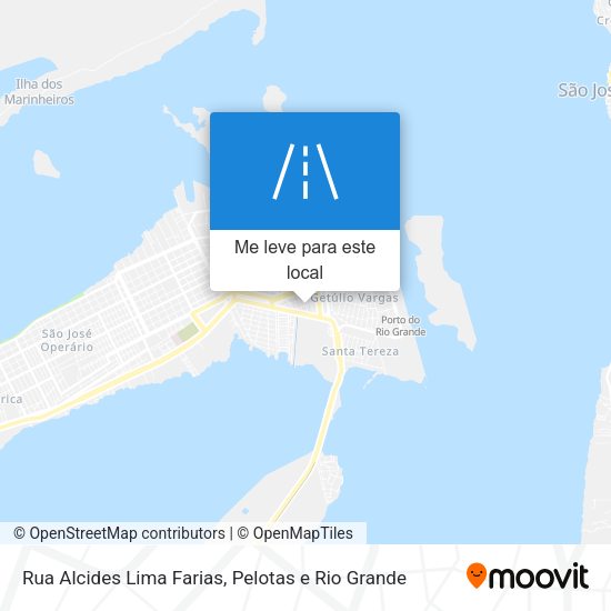 Rua Alcides Lima Farias mapa