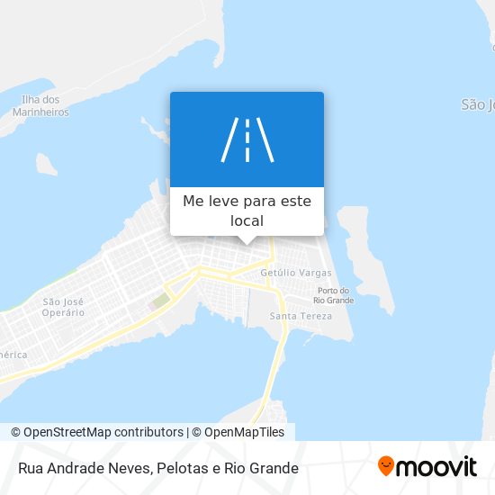 Rua Andrade Neves mapa