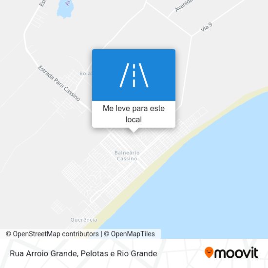 Rua Arroio Grande mapa