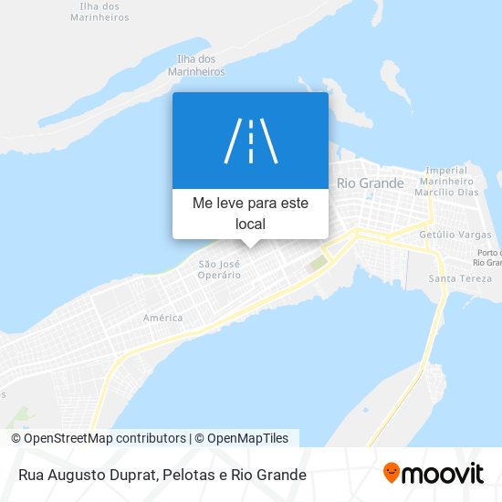 Rua Augusto Duprat mapa