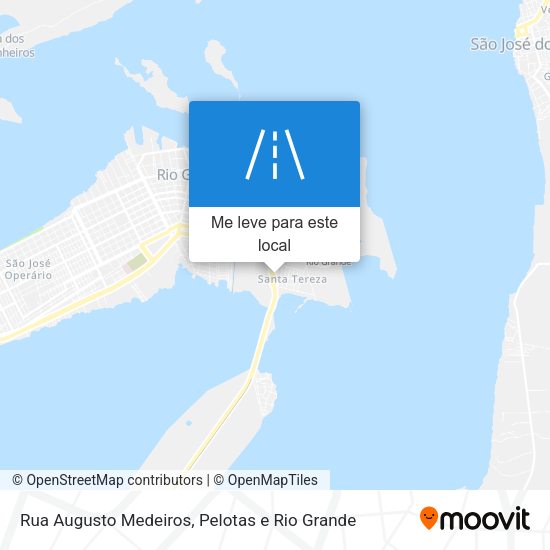 Rua Augusto Medeiros mapa