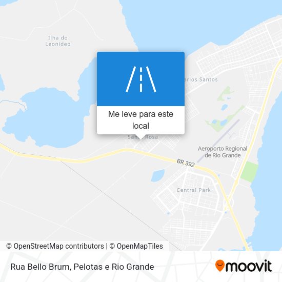 Rua Bello Brum mapa