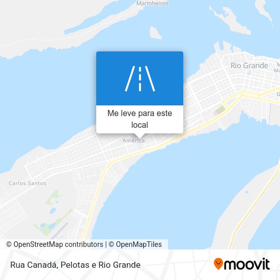 Rua Canadá mapa