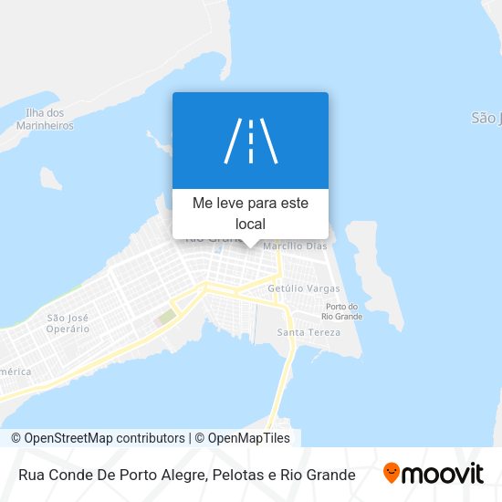 Rua Conde De Porto Alegre mapa