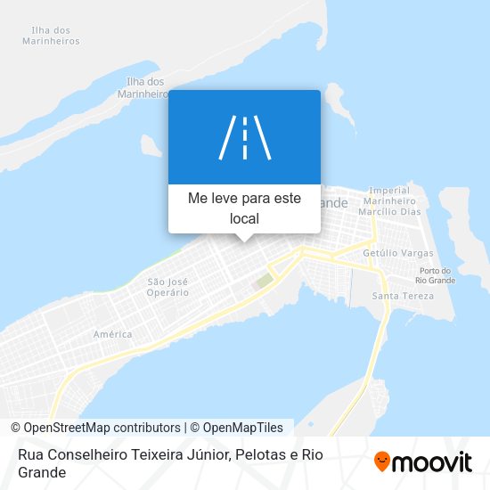 Rua Conselheiro Teixeira Júnior mapa