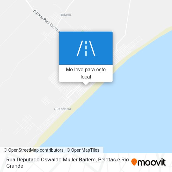 Rua Deputado Oswaldo Muller Barlem mapa