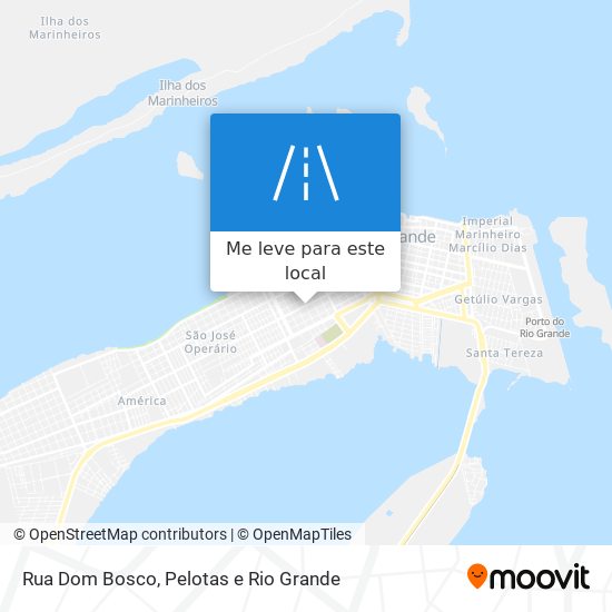 Rua Dom Bosco mapa