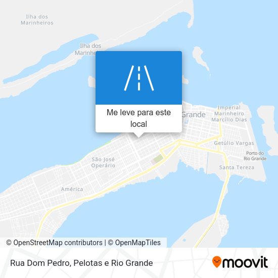 Rua Dom Pedro mapa