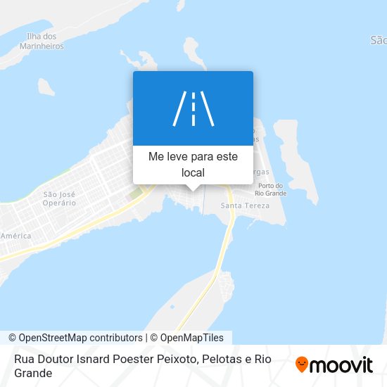 Rua Doutor Isnard Poester Peixoto mapa
