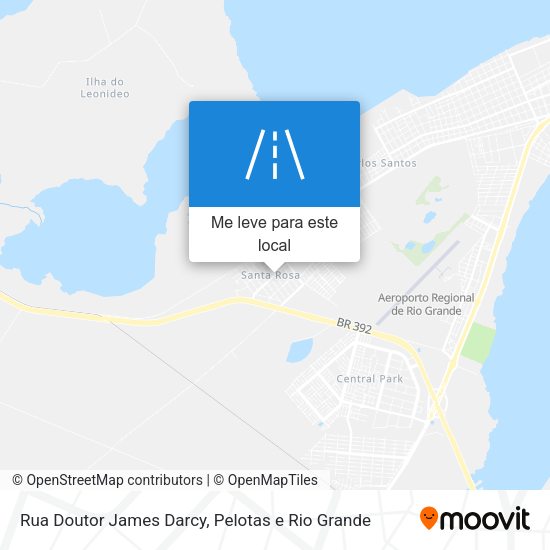 Rua Doutor James Darcy mapa