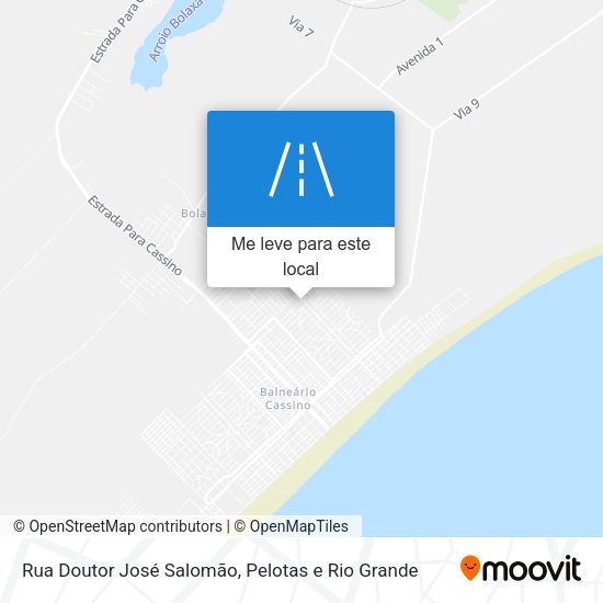 Rua Doutor José Salomão mapa