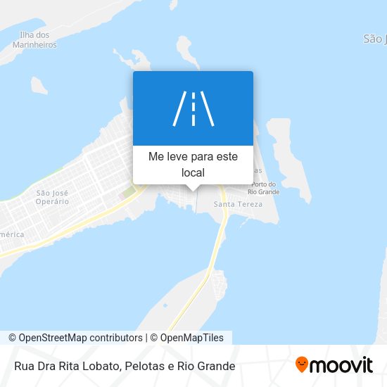 Rua Dra Rita Lobato mapa