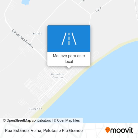 Rua Estância Velha mapa