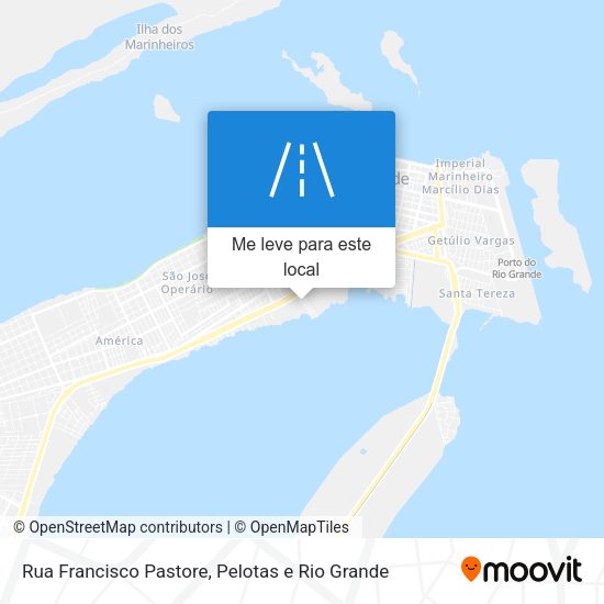 Rua Francisco Pastore mapa