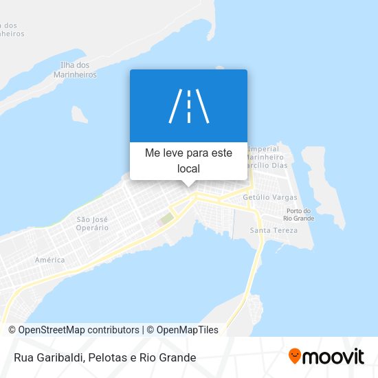 Rua Garibaldi mapa